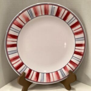 2002 Longaberger Stars and Stripes Melamine 11” Plates